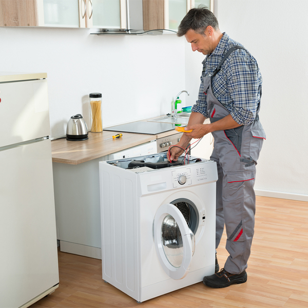 can you walk me through the steps of troubleshooting my washer issue in Gascoyne